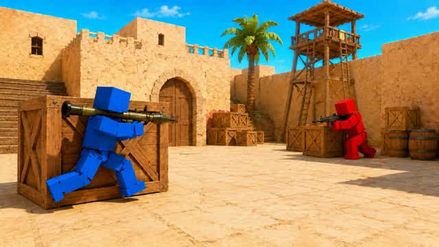 MEGA RED VS BLUE π΄π΅ (NEW) β Fortnite Creative map
