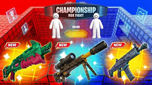 CHAOTIC RED VS BLUE π΄π΅ β Fortnite Creative map