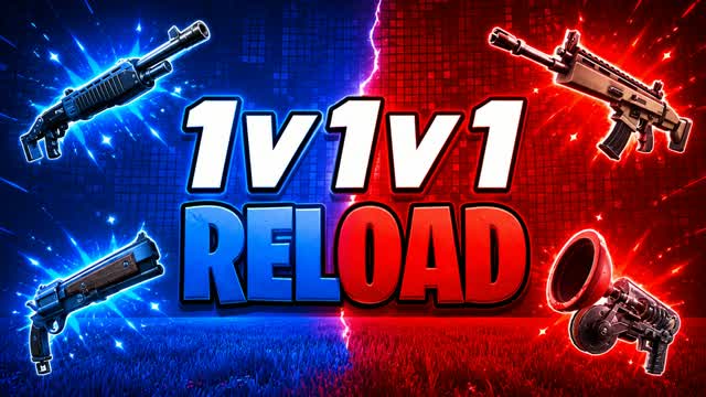 🔴RVB🔵1V1V1 RELOAD — Fortnite Creative map