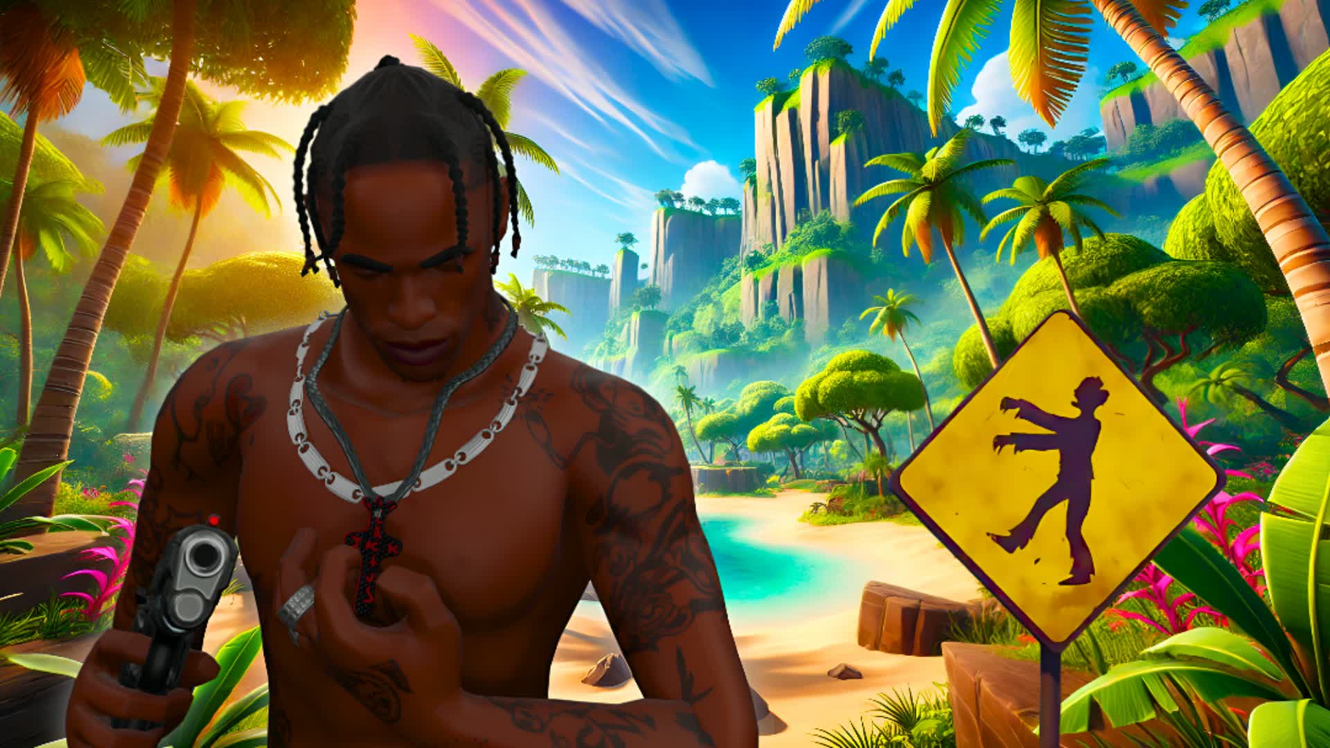 🌋SURVIVE THE ISLAND🏝️ — Fortnite Creative map