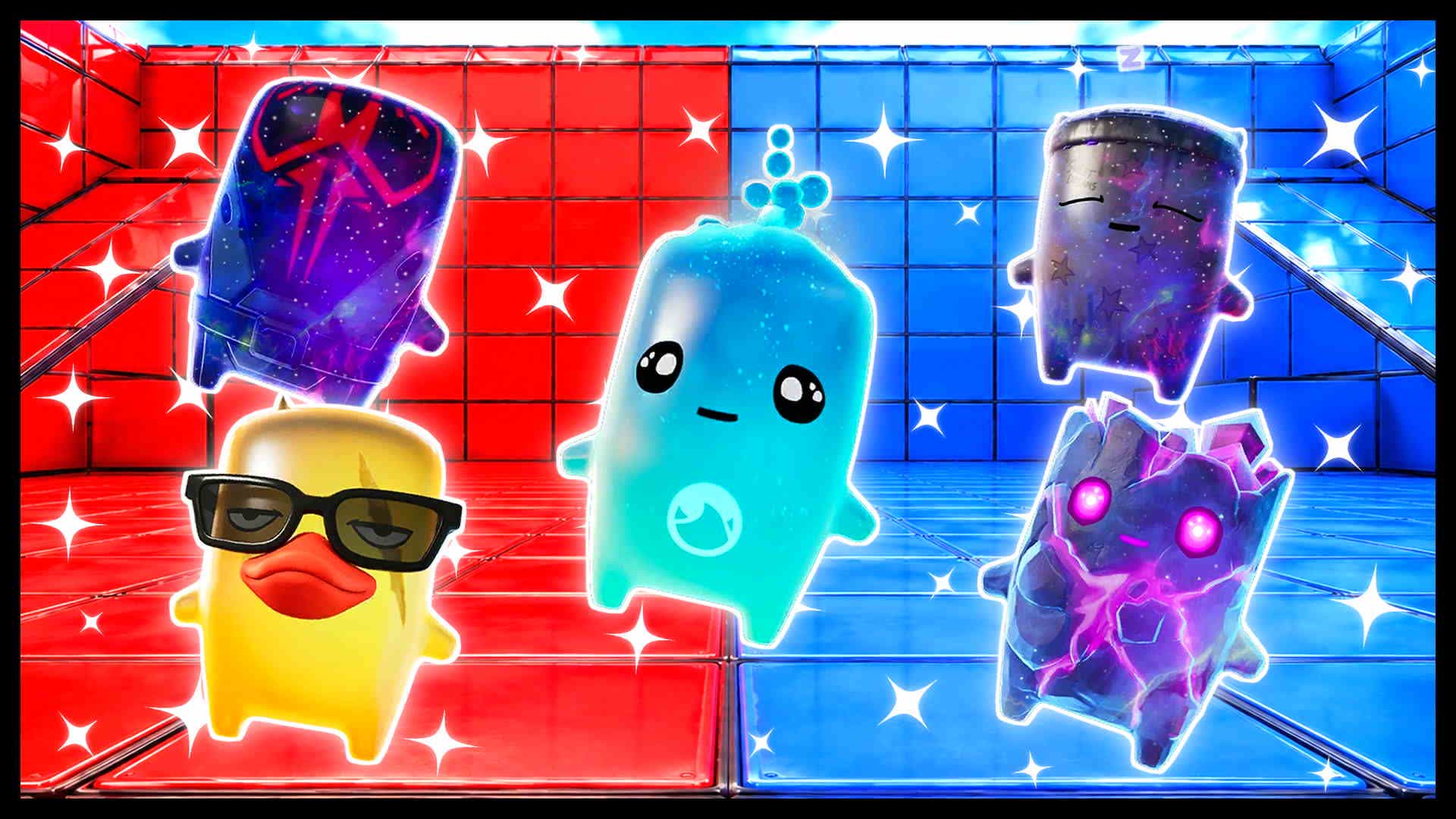 BLUE VS RED STAY ONE STEP AHEAD π΅π΄ β Fortnite Creative map