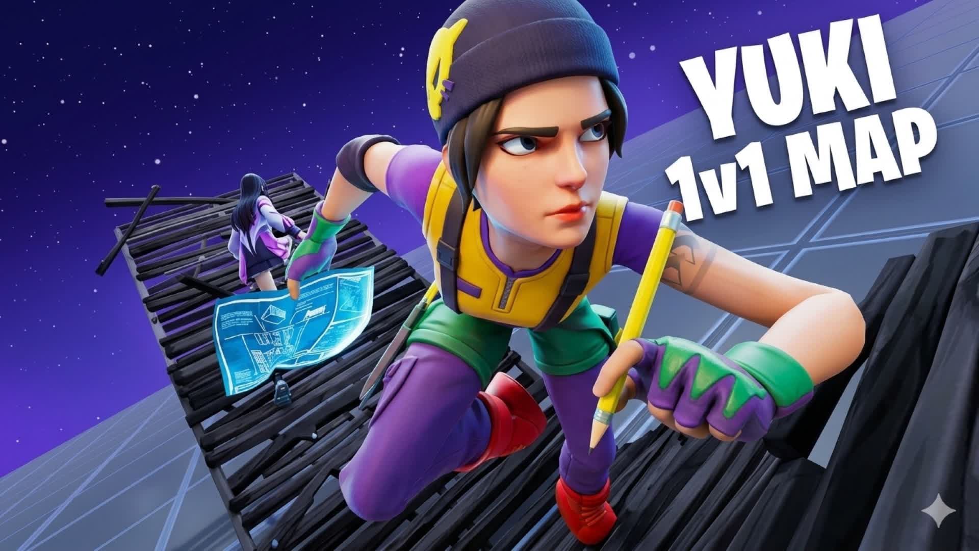 Yuki 1v1 map! — Fortnite Creative map