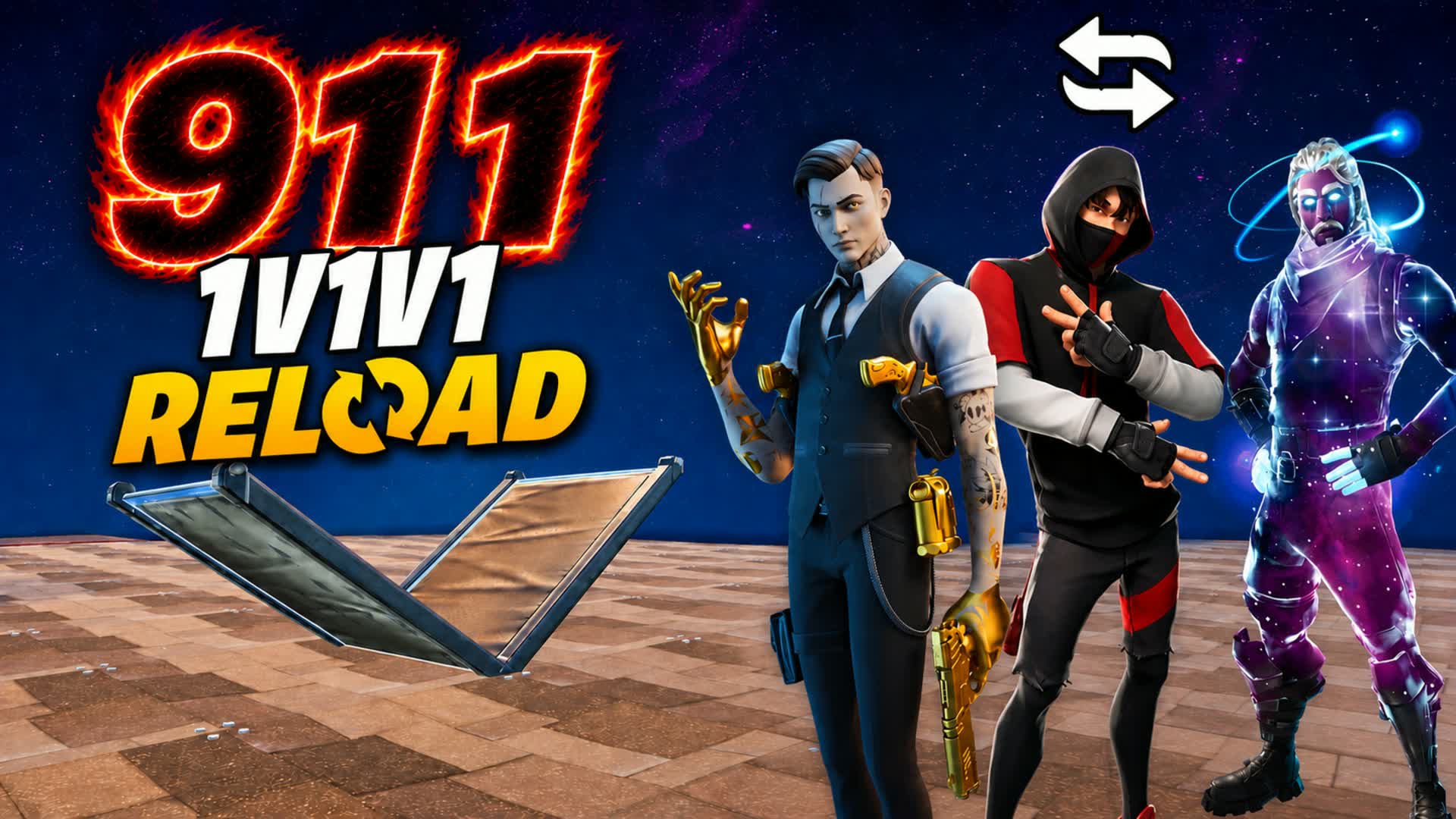 911 1V1V1 RELOAD π₯ β Fortnite Creative map