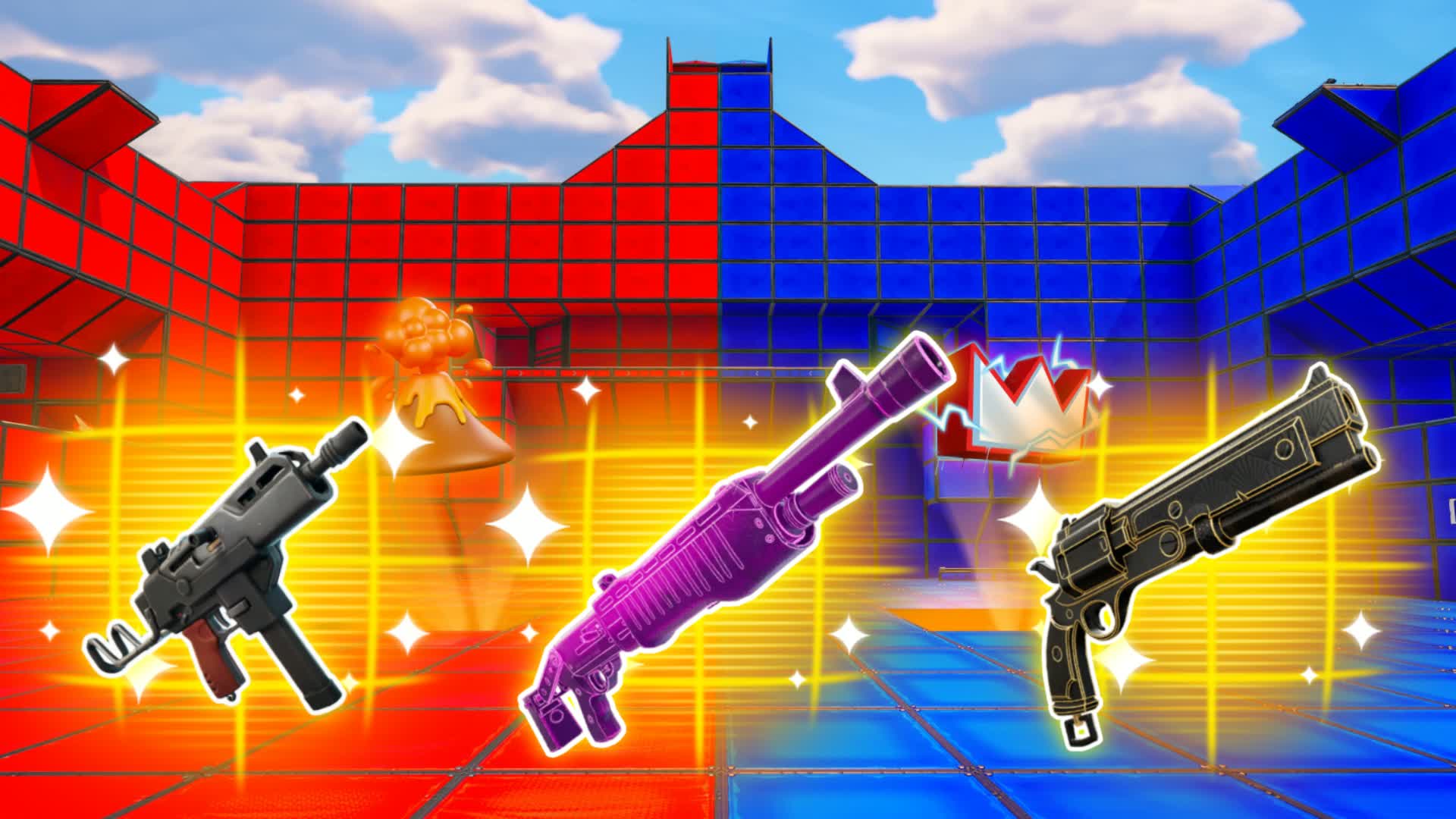 RVB RED VS BLUE l β Fortnite Creative map