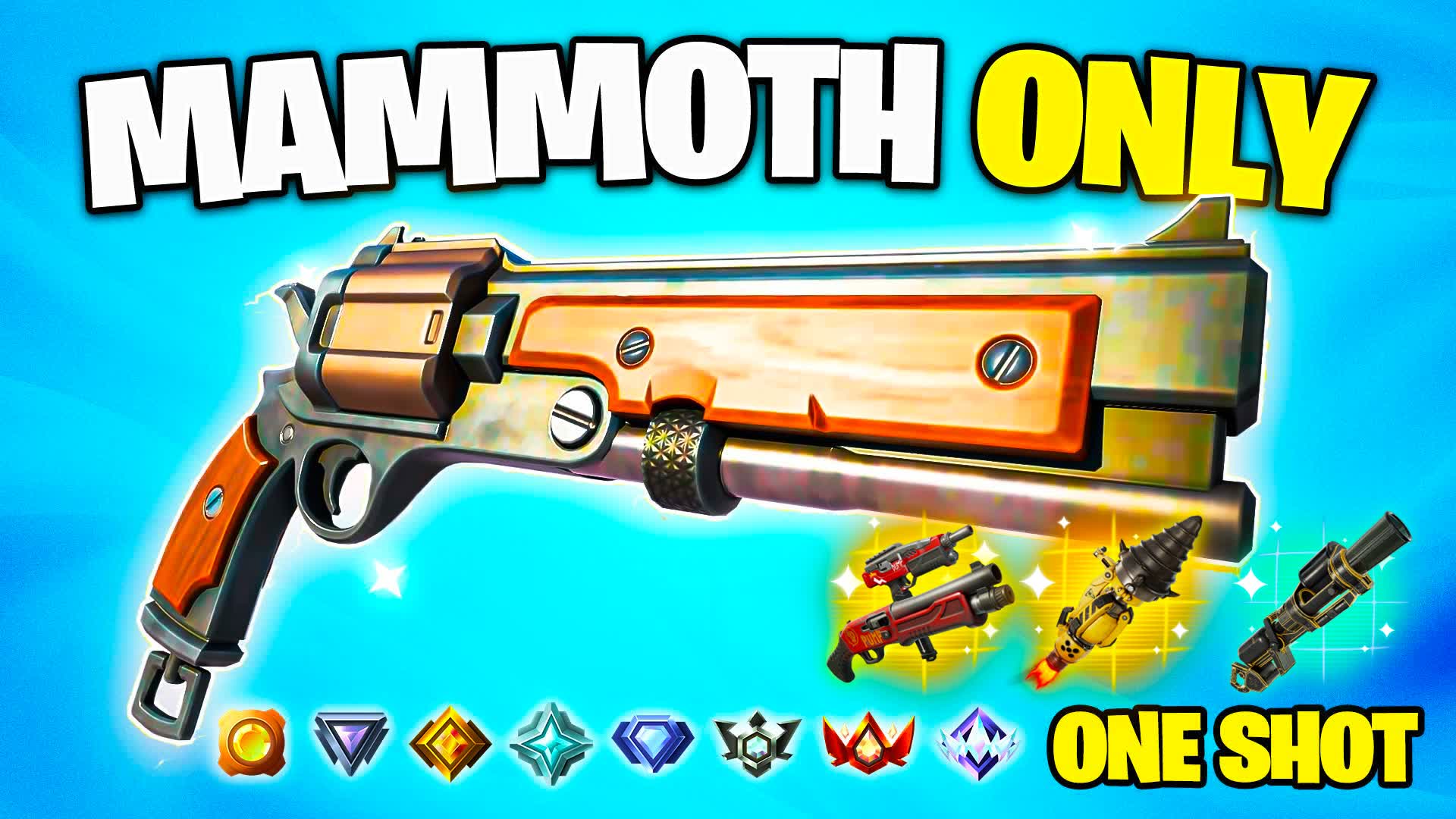 MAMOTH PISTOL OG - ONE SHOT π― β Fortnite Creative map