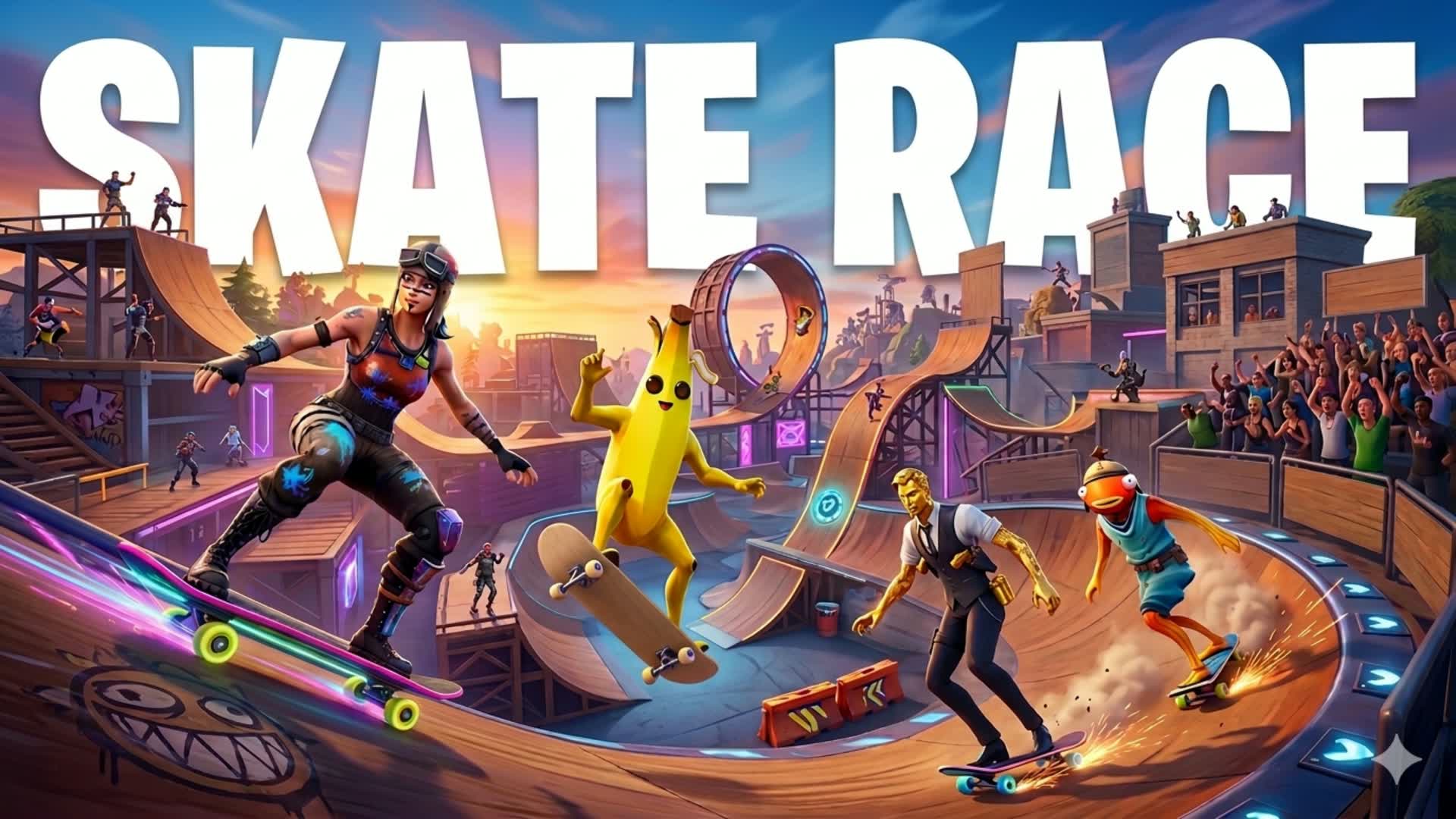 SKATE RACE — Fortnite Creative map