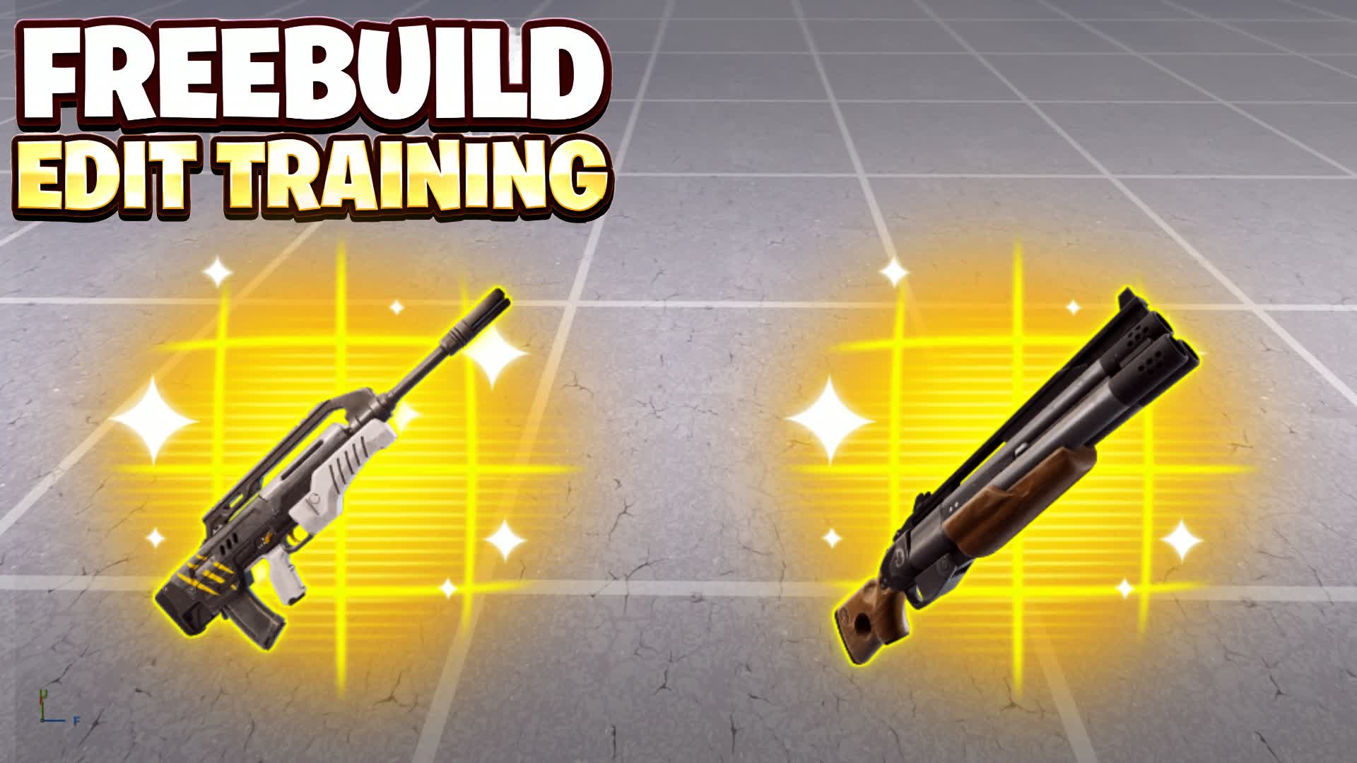 FREEBUILD UPDATED WEAPONS ⚒️ — Fortnite Creative map
