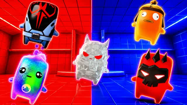 BLUE VS RED AIM GEMMHOLO π΅π΄ β Fortnite Creative map
