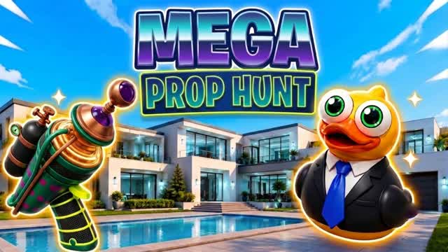 SUPER MEGA PROP HUNT-لعبة التخفى — Fortnite Creative map