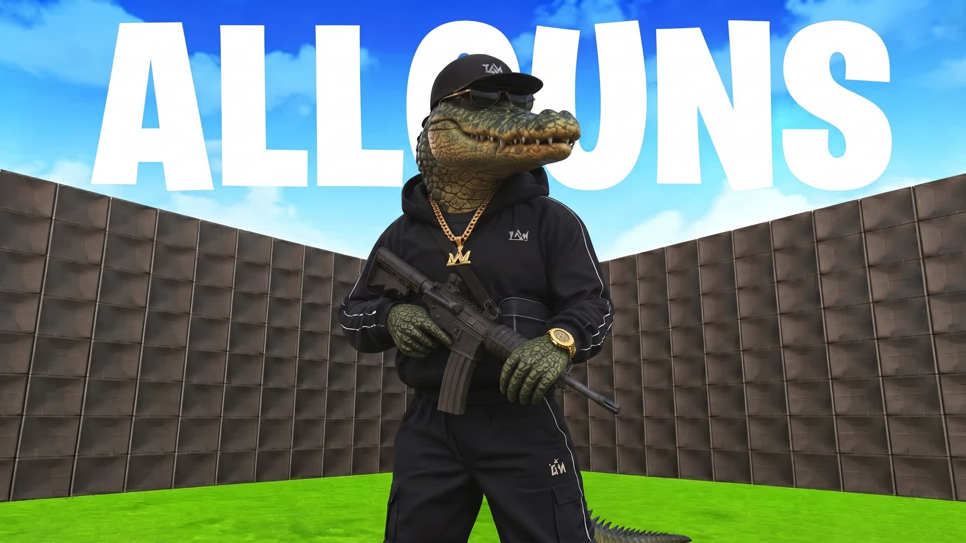 CROCODILESTAR ALLGUNS POWPOW — Fortnite Creative map