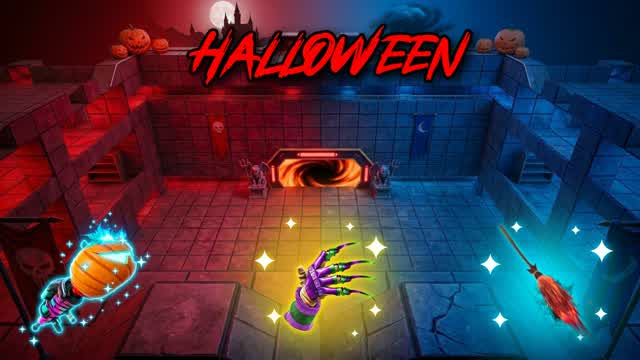 🔴🔵Halloween Red Vs Blue 🔵🔴 — Fortnite Creative map