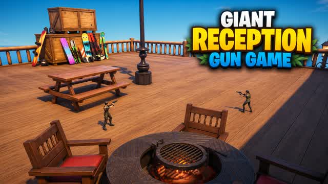 Giant Reception Gun Game β Fortnite Creative map