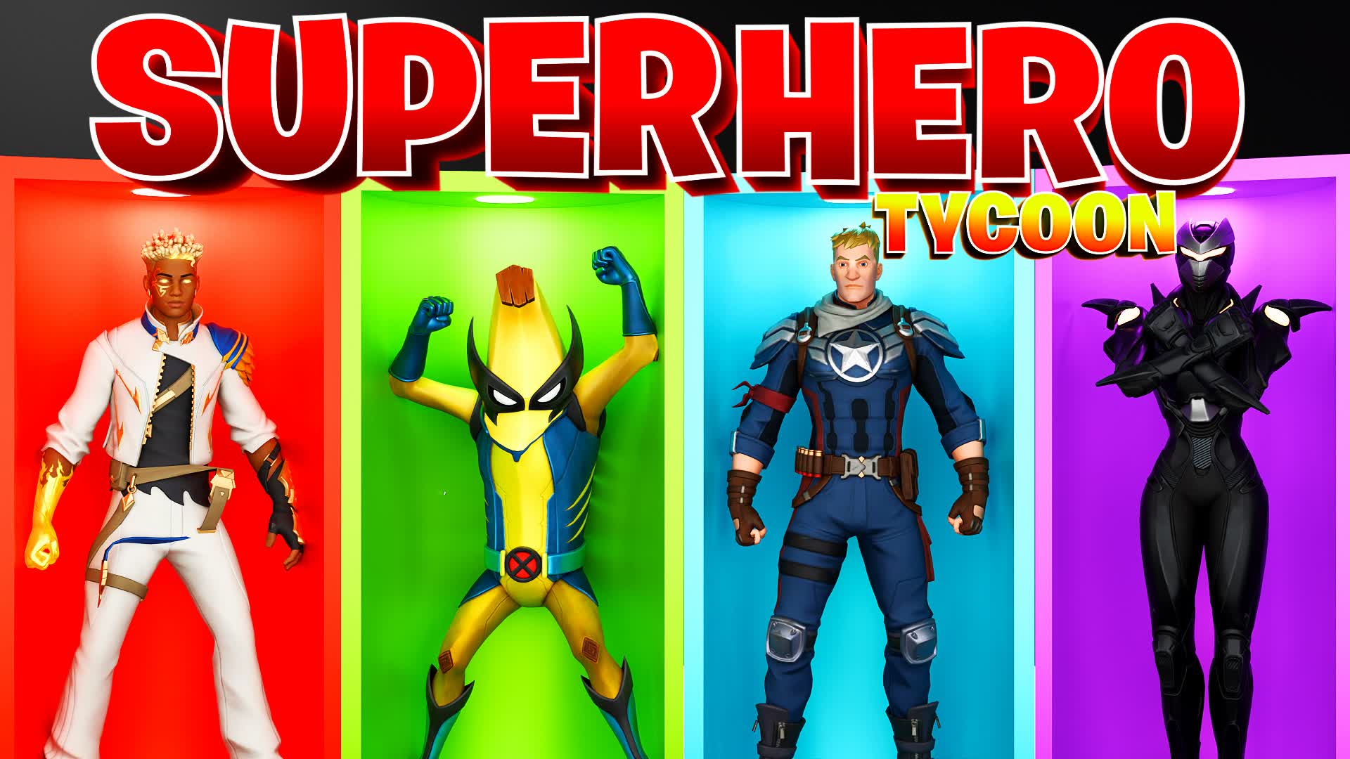 SUPERHERO TYCOON 2π¦Έ β Fortnite Creative map