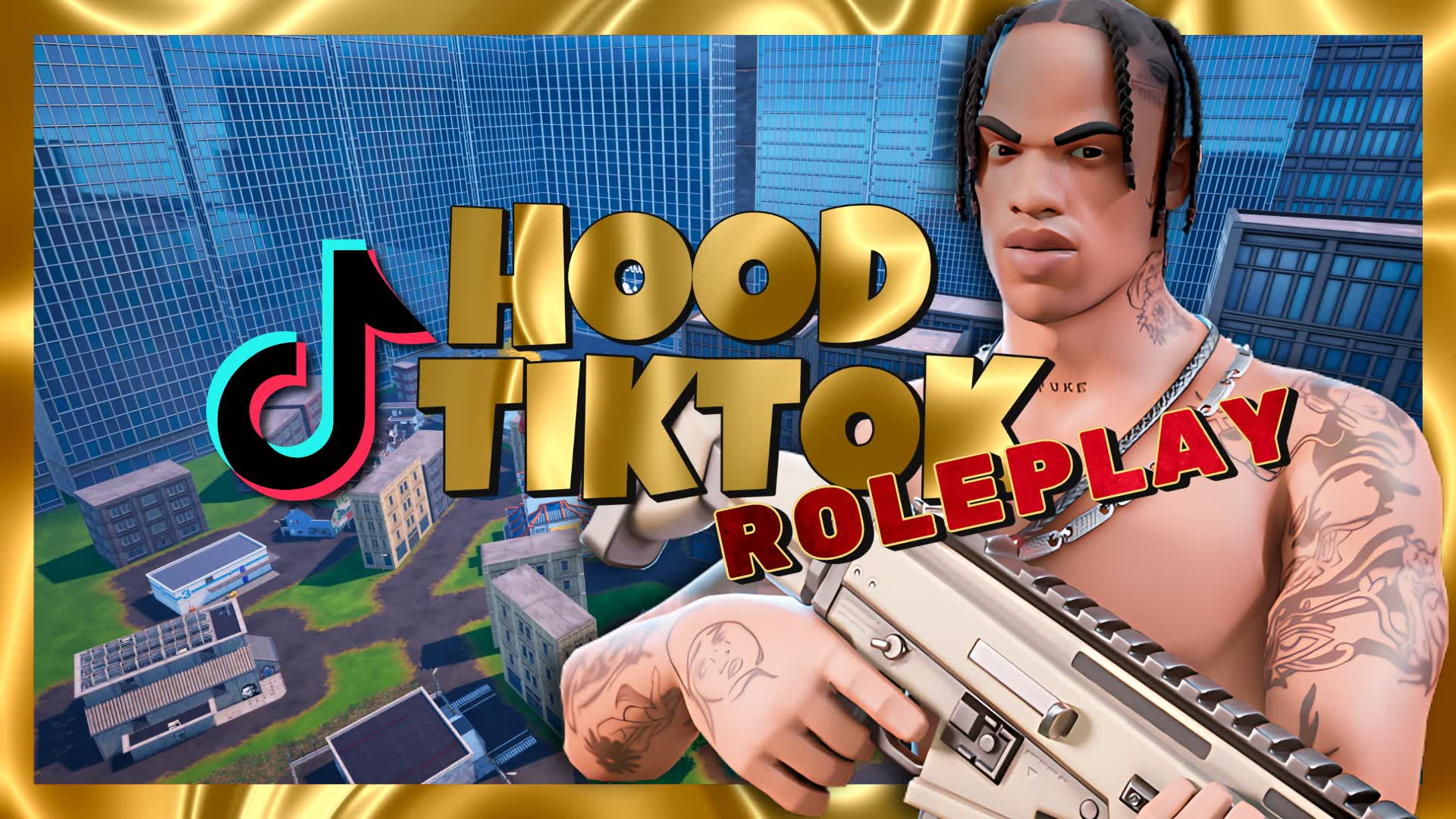 TIKTOK HOOD ROLEPLAY — Fortnite Creative map
