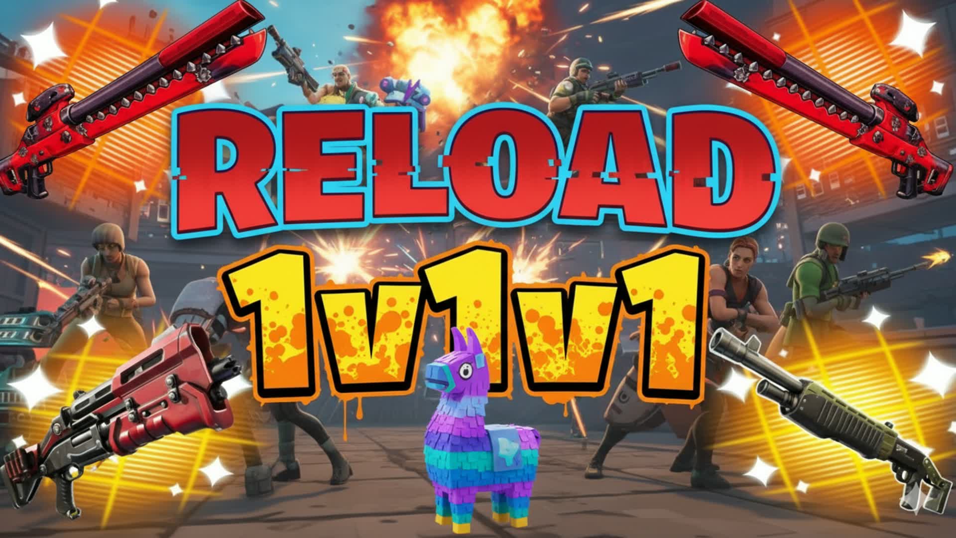 1v1v1 3v3 幸せ — Fortnite Creative map