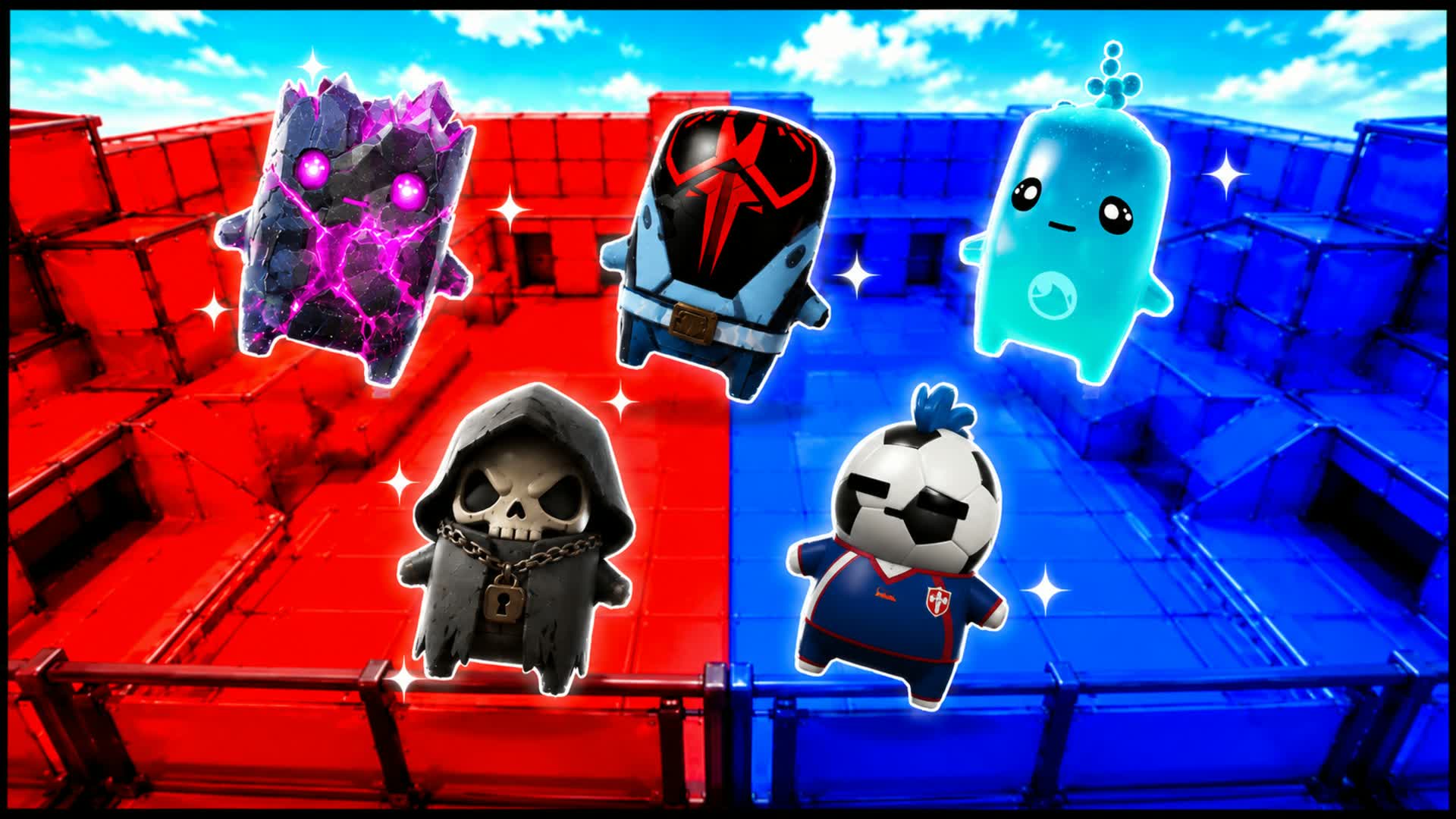 RED VS BLUE🔴🔵 7Alexx rubino — Fortnite Creative map