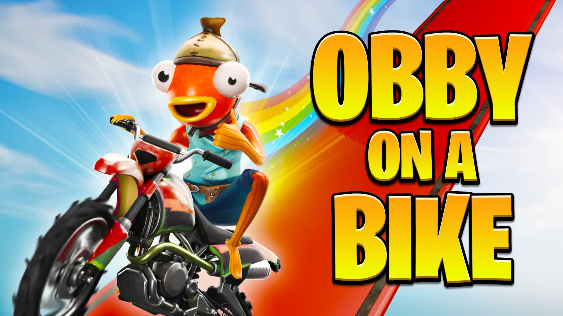 Obby on a Bike🚲 — Fortnite Creative map