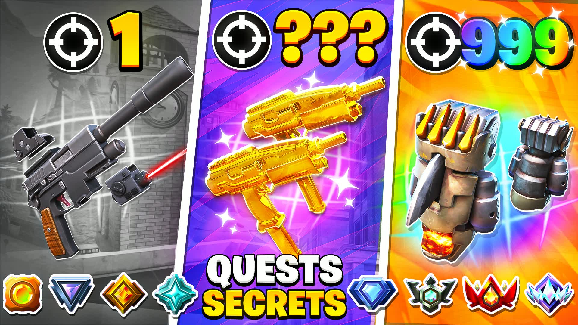 🔫TILTED TOWERS GUN GAME🎯ONE SHOT🎯OG — Fortnite Creative map