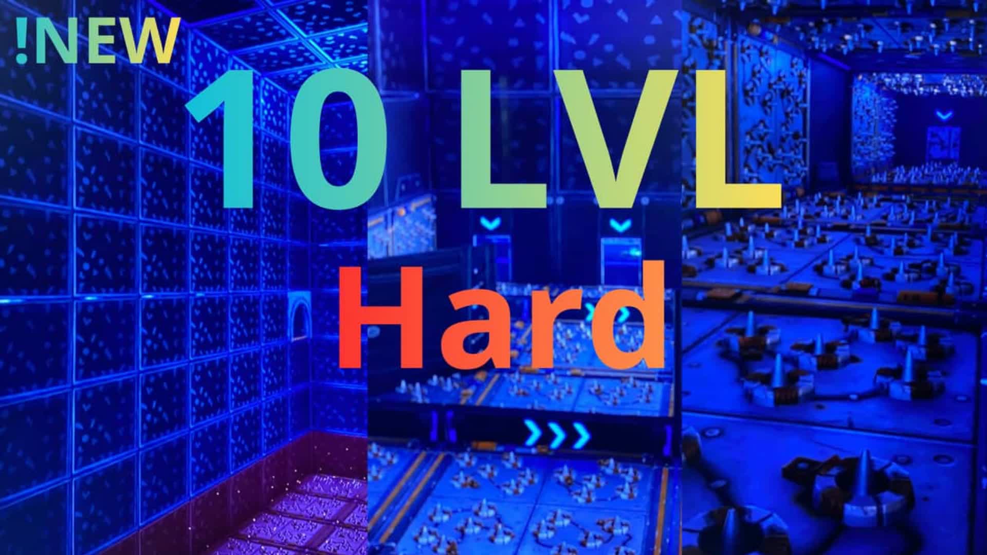 10 LVL HARD PARKOUR โ Fortnite Creative map