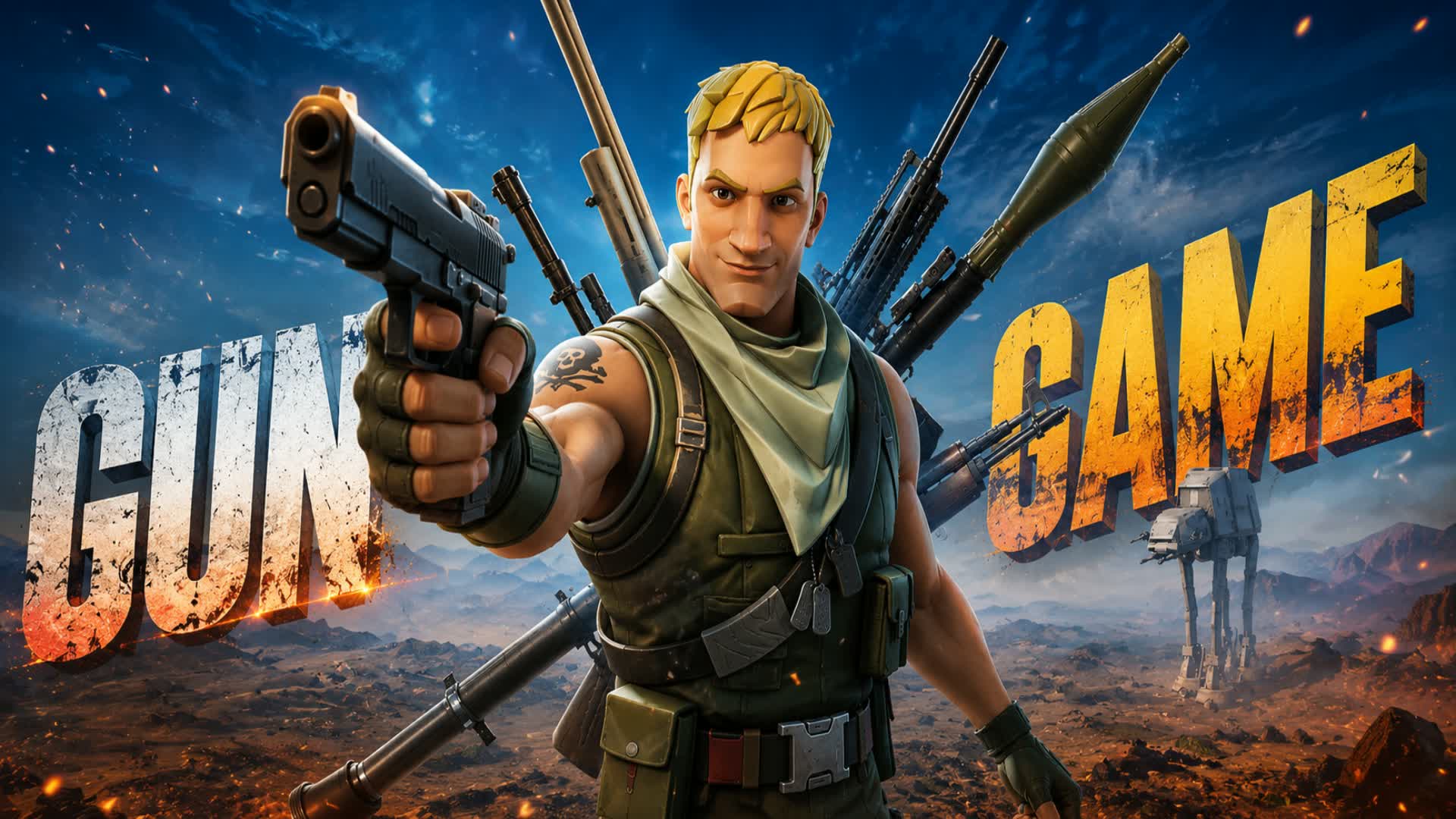 GALAXY🌑GUN GAME ONE SHOT♾️ STARWARS — Fortnite Creative map