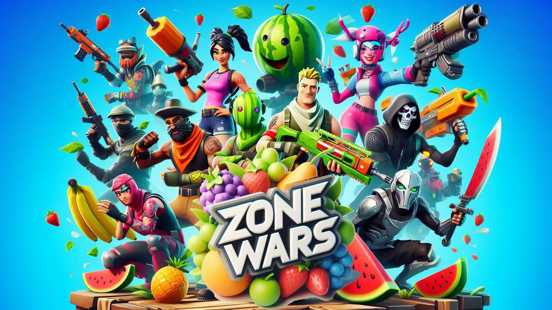 Zone wars frutas — Fortnite Creative map