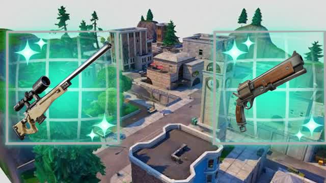 TILTED TOWER 1 SHOT — Fortnite Creative map