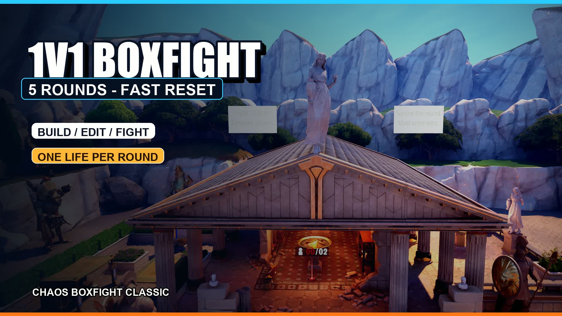 BOXFIGHT 1VS1 V0.1 — Fortnite Creative map