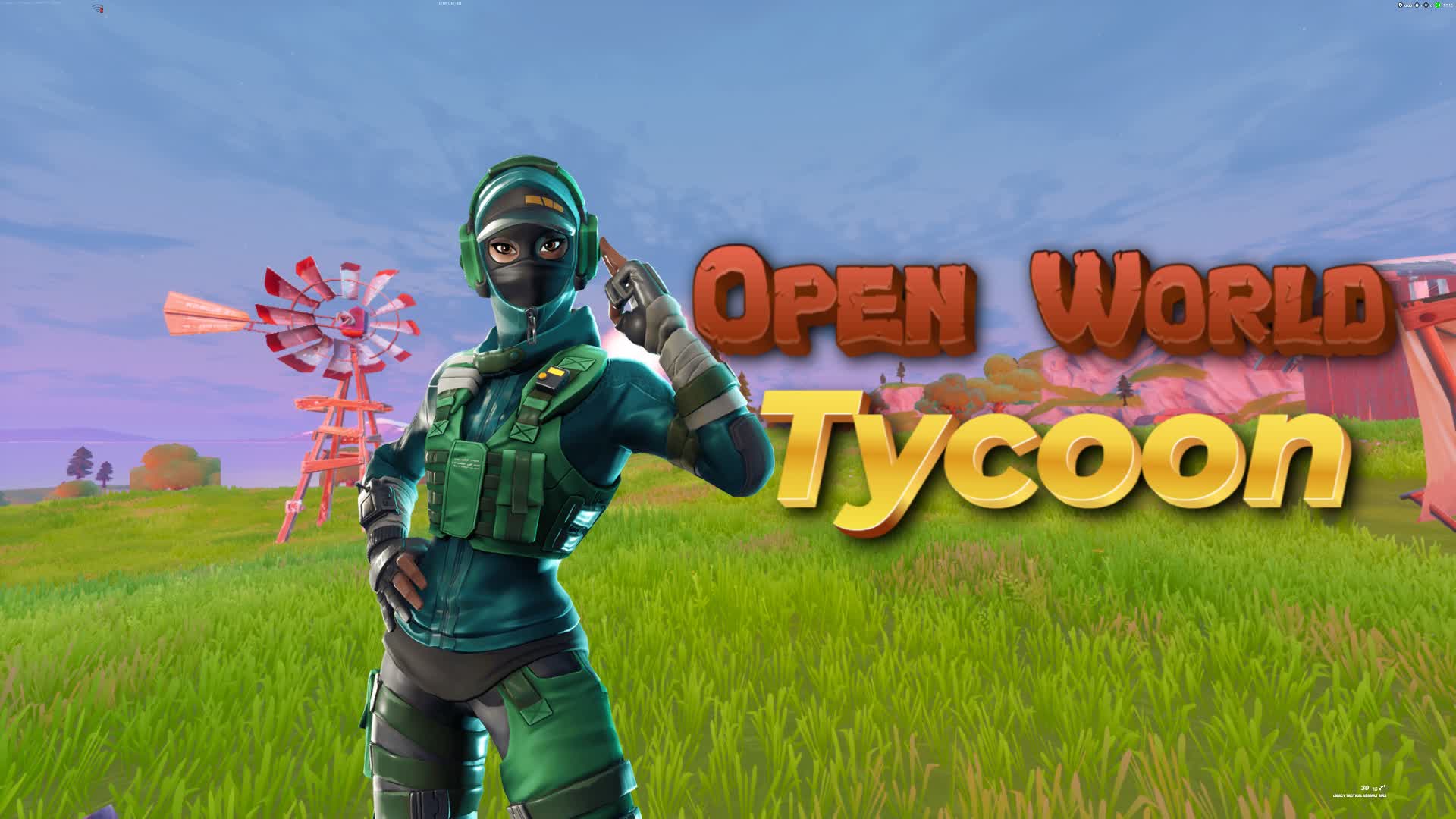 Open World Tycoon — Fortnite Creative map
