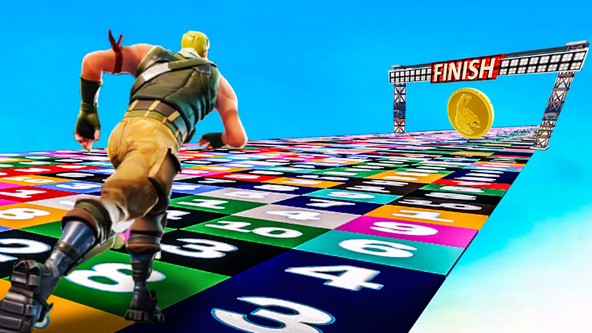 Math Obby Parkour — Fortnite Creative map