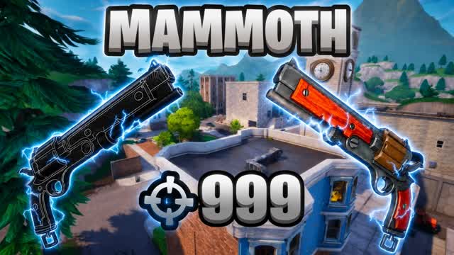 ☀️ SUMMER MAMMOTH ONE SHOT 🎯 — Fortnite Creative map