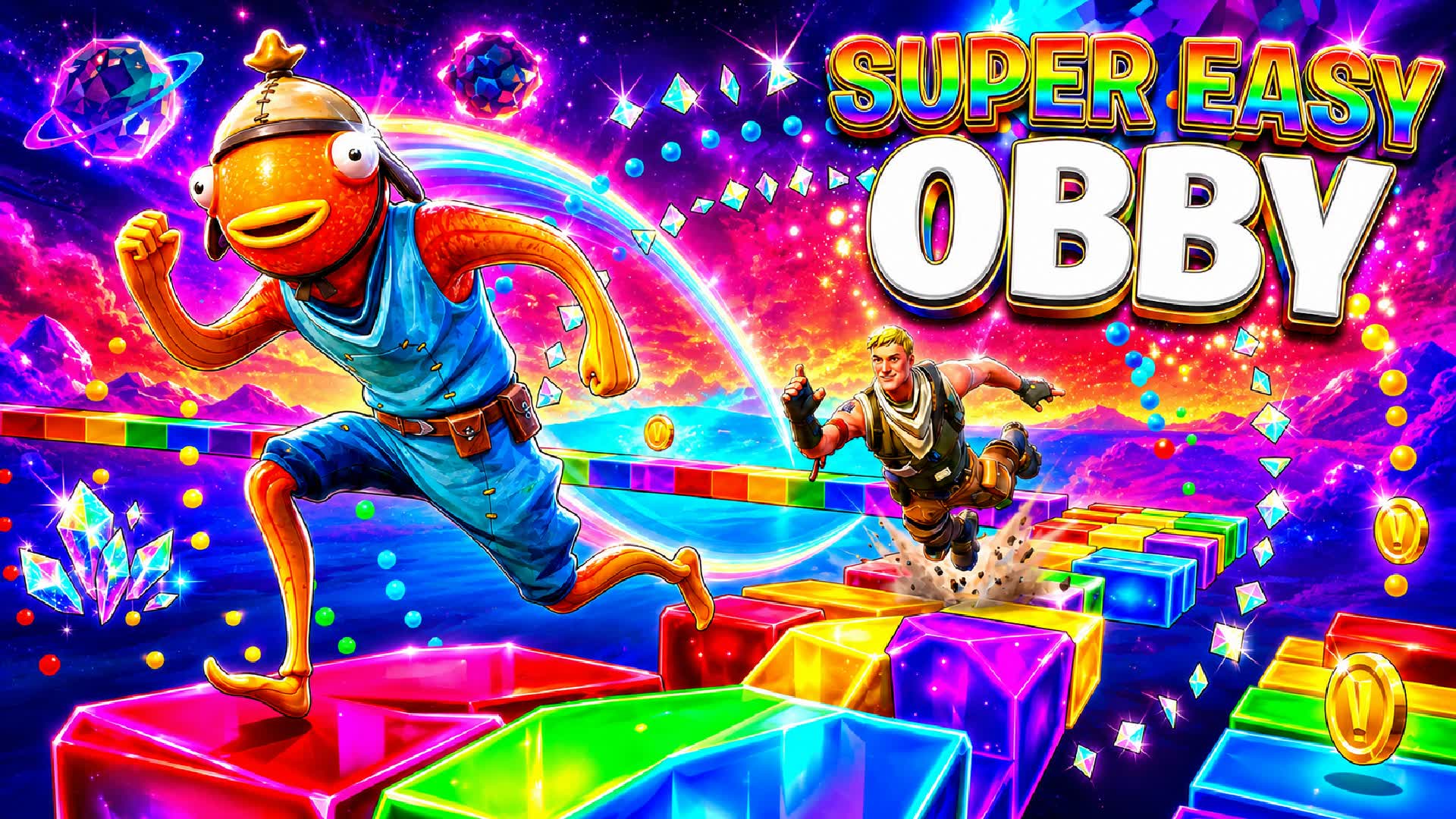 Super Easy Obby β Fortnite Creative map