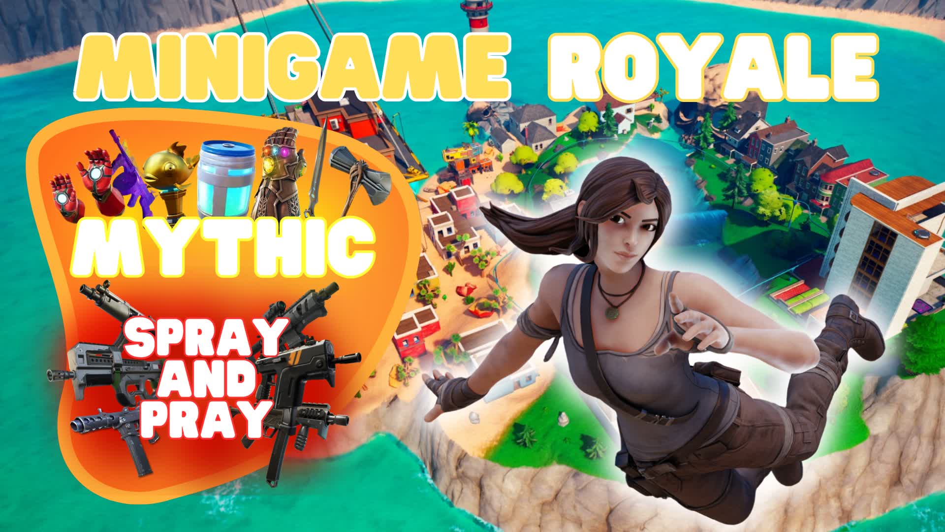 Minigame Royale — Fortnite Creative map