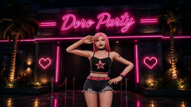 Doro Party RP 🌴 — Fortnite Creative map