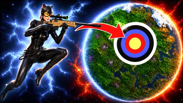 🎯CAT TRICKSHOT PARKOUR 125 LEVELS! EZ — Fortnite Creative map
