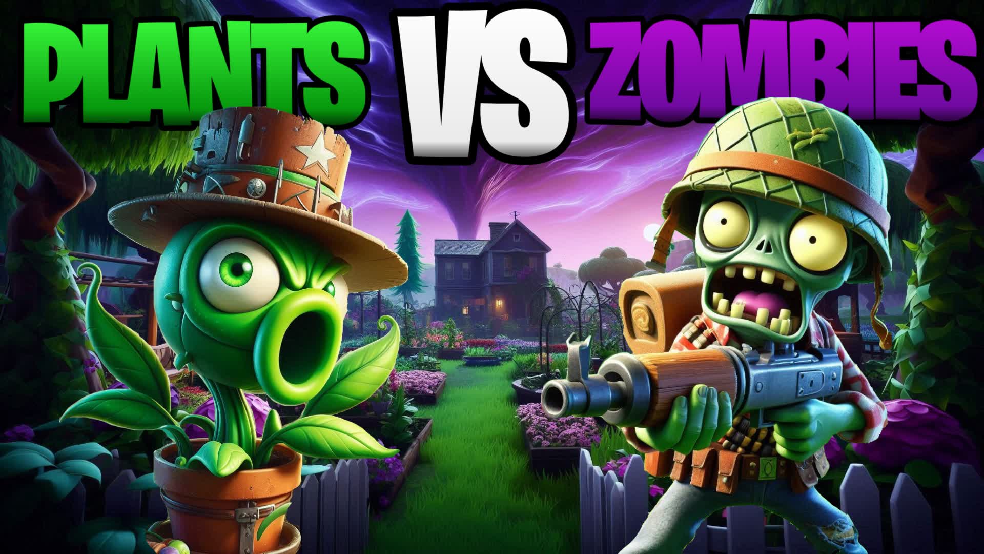 PLANTS VS ZOMBIES GARDEN WARFARE — Fortnite Creative map