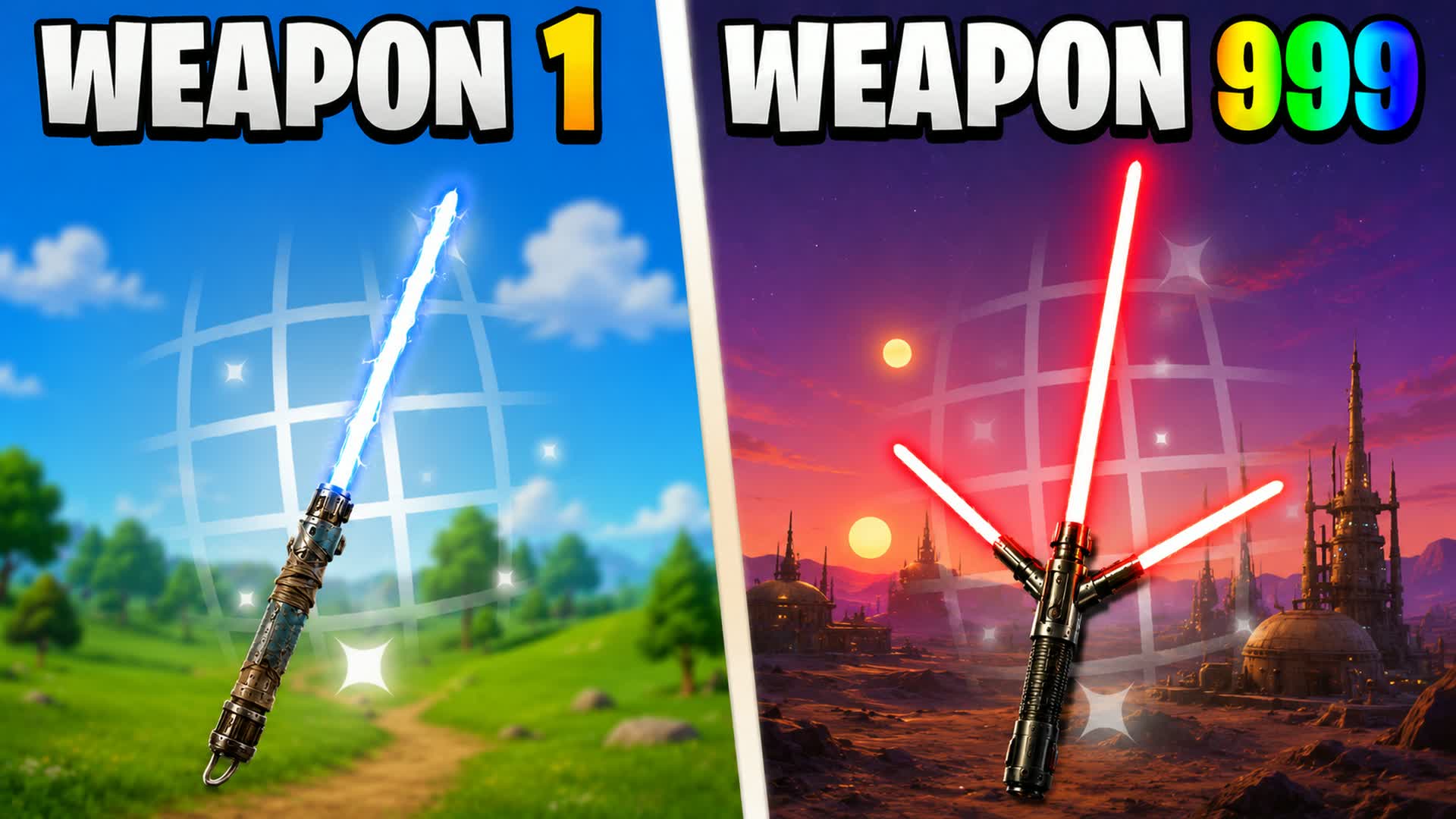 ๐ GUN GAME ๐ซ SUMMER ONE SHOT STAR WARS โ Fortnite Creative map