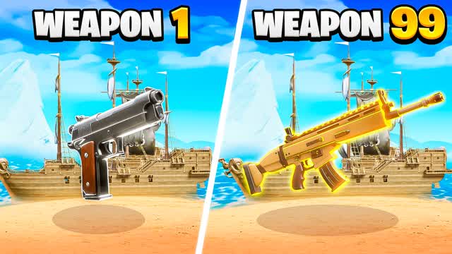 BOAT BATTLE GUN GAME π₯οΈ β Fortnite Creative map