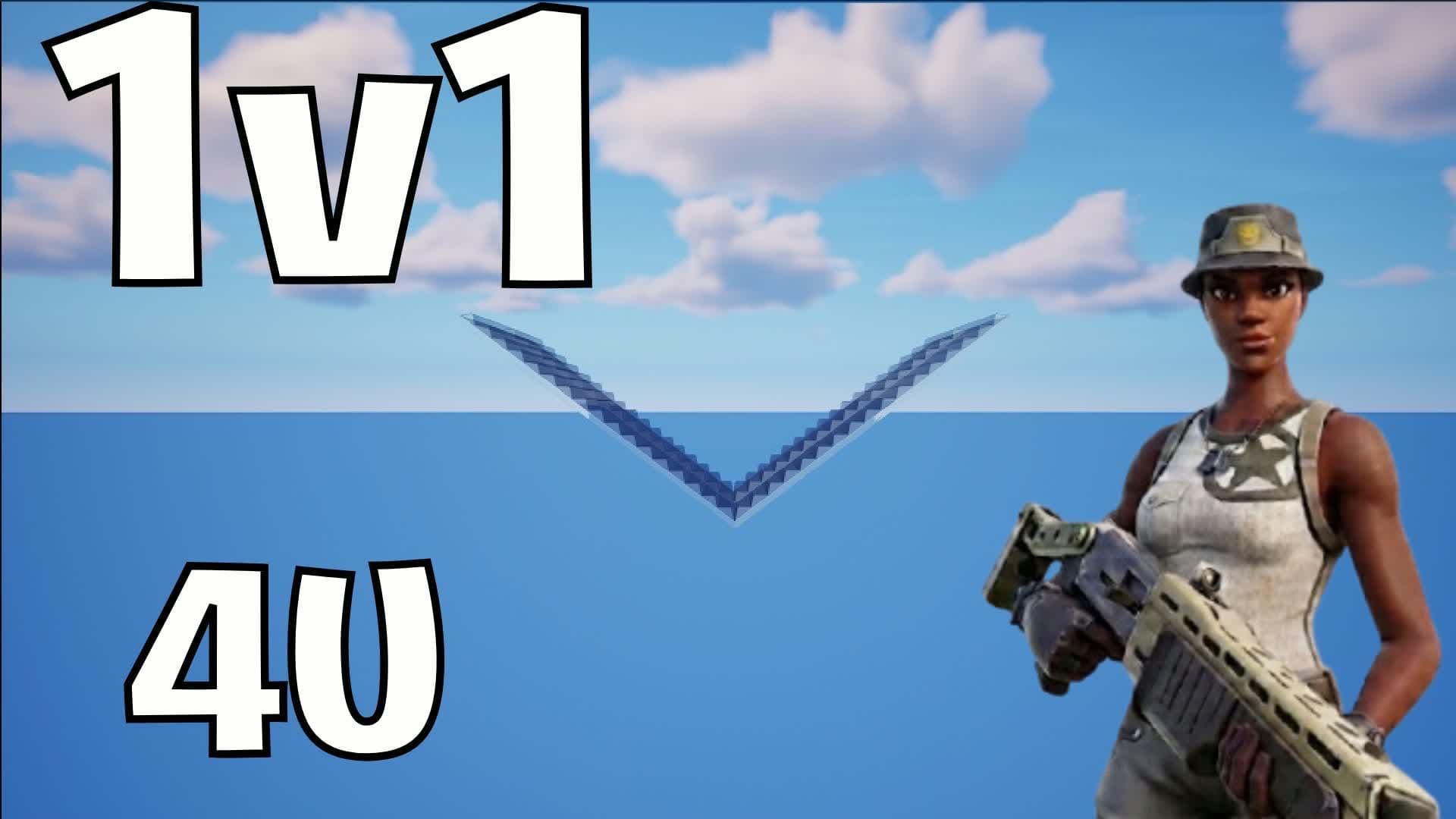 4u 1v1 — Fortnite Creative map