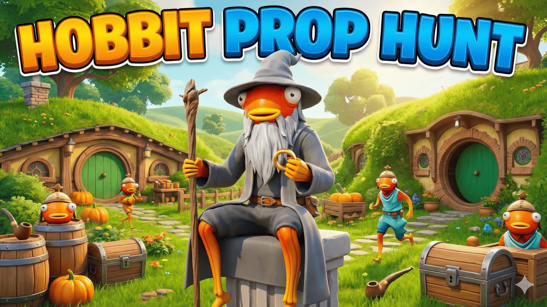 🧙♂️THE HOBBIT PROP HUNT🌳 — Fortnite Creative map