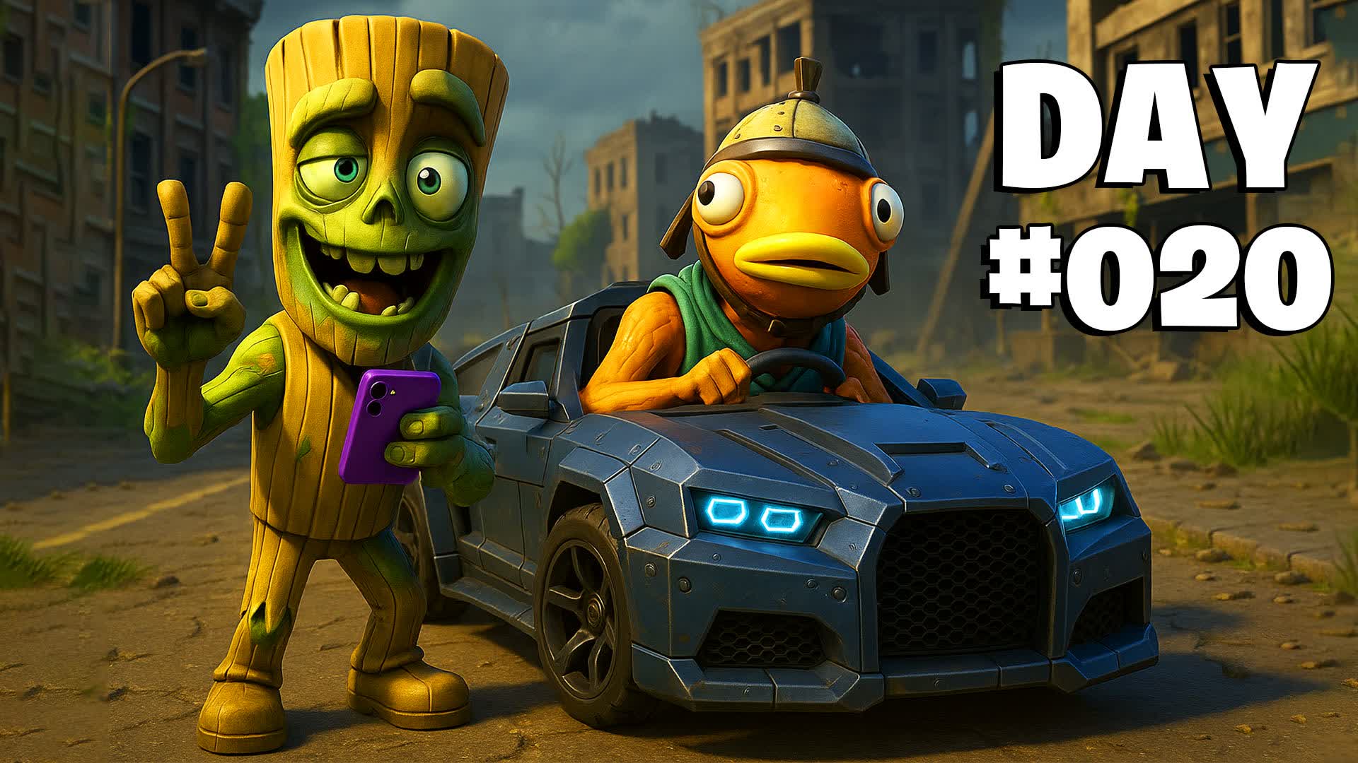 DEADLIGHT CITY TWDU ZOMBIE DRIVING FFA — Fortnite Creative map