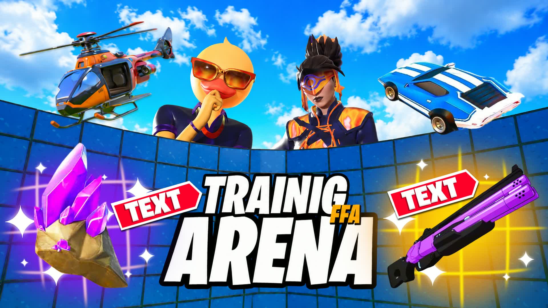 TRAINIG FREE FOR ALL — Fortnite Creative map