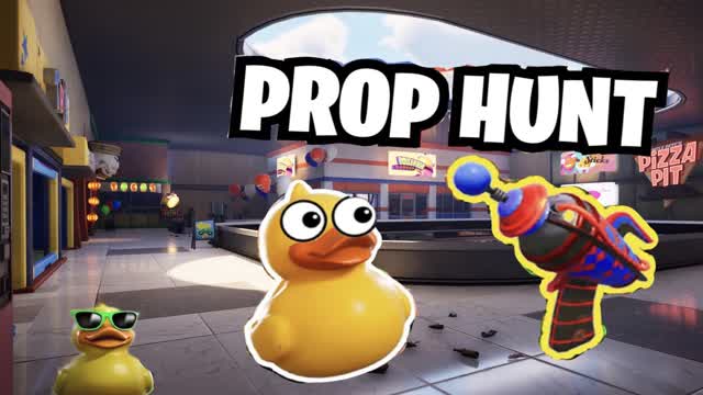 Prop Hunt In The Mega Mall — Fortnite Creative map