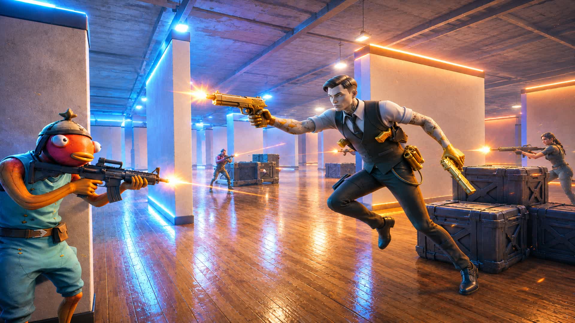 ماب حشر Box fight reload — Fortnite Creative map