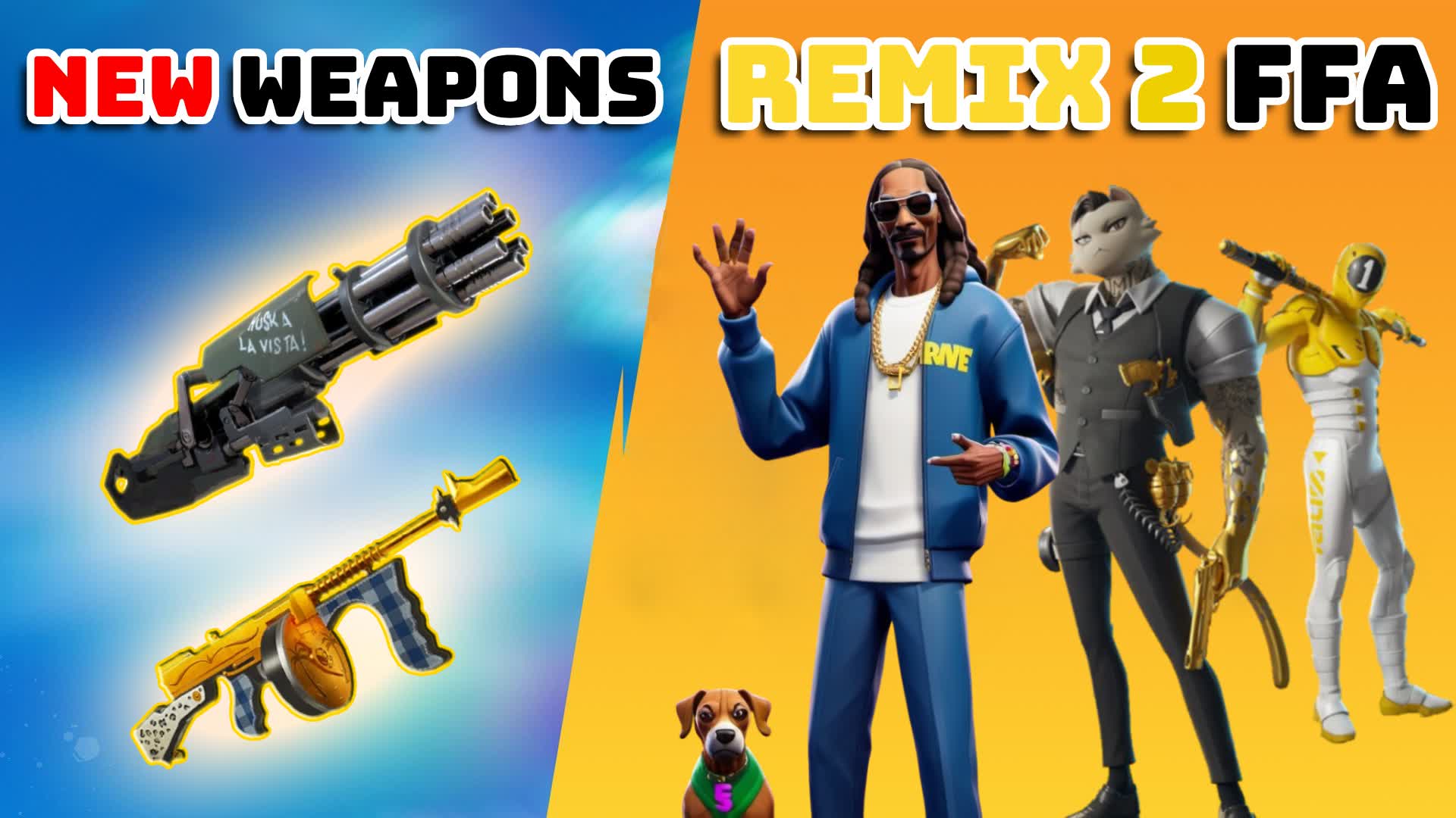 REMIX 2 WEAPONS - FREE FOR ALL β Fortnite Creative map