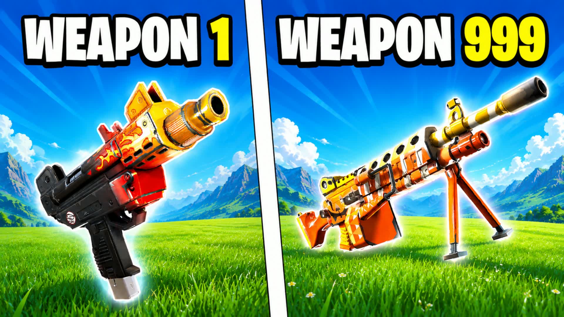 ULTIMATE ONE SHOT🔫 GUN GAME (FFA) — Fortnite Creative map