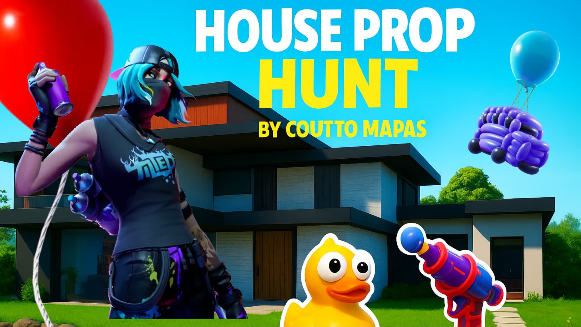 HOUSE PROP HUNT β Fortnite Creative map