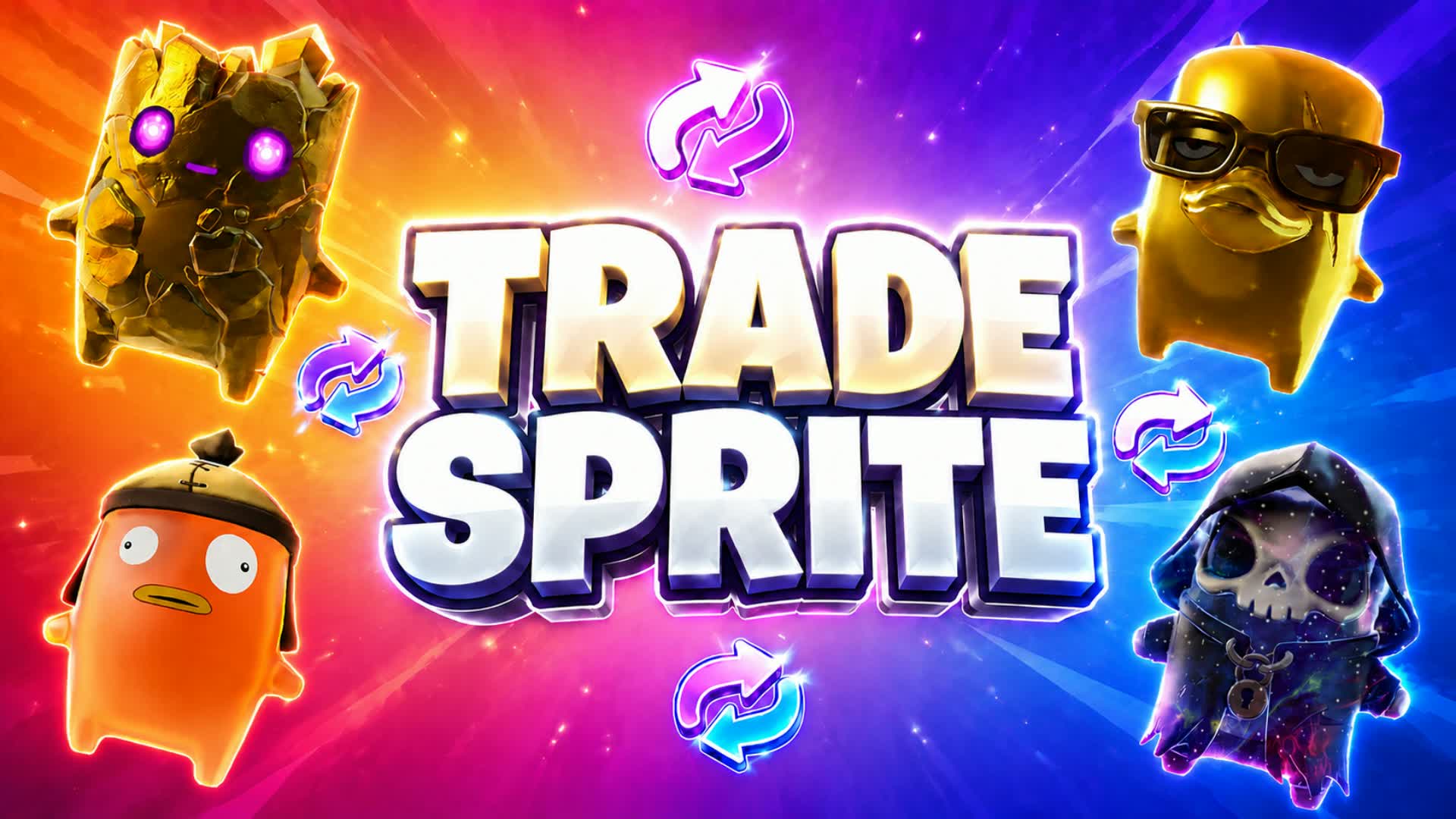 SPRITES TRADE AND COLLECT — Fortnite Creative map