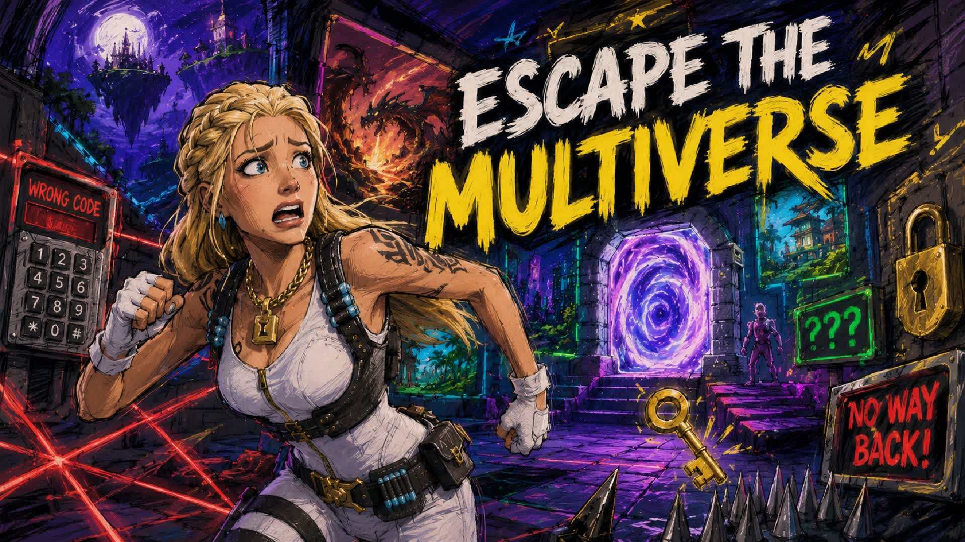 🌌ESCAPE THE MULTIVERSE🌌 — Fortnite Creative map