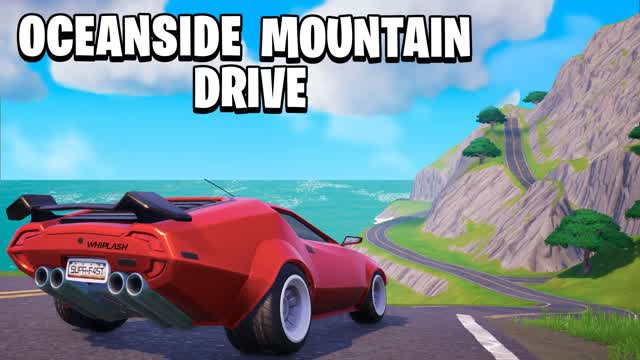 🌊Ocean Side Mountain Drive🌄 — Fortnite Creative map