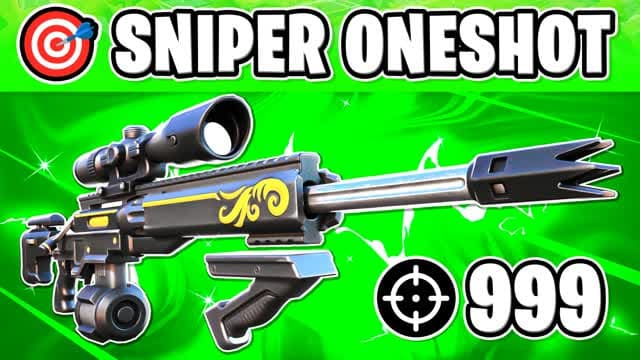 INSANE SNIPER ONE SHOT π― β Fortnite Creative map